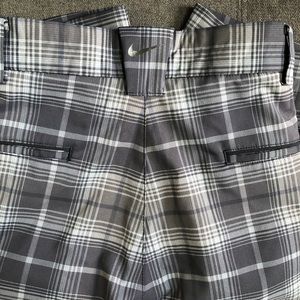 Nike Golf Shorts - Black Plaid W34
